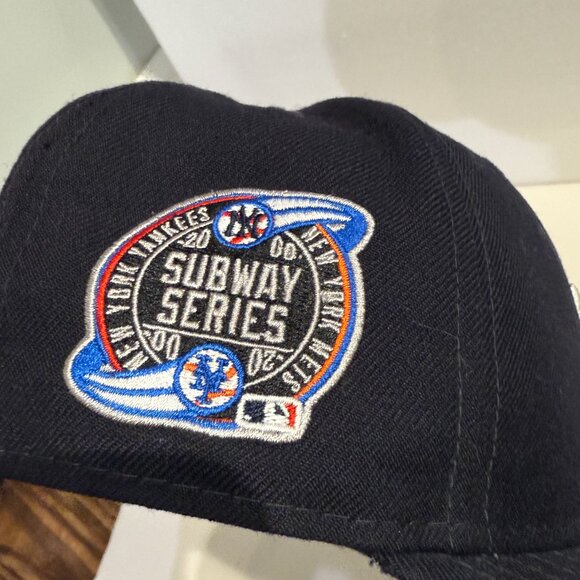 New Era x Awake NY Yankees 2000 Subway Series 59 Fifty Wool Fitted Cap Size 8 - Picture 3 of 10